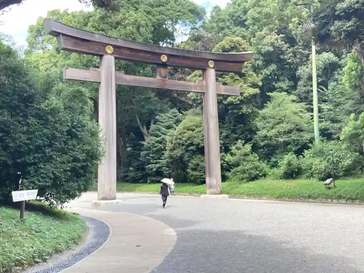 明治神宮の鳥居