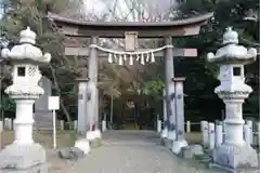 下総国三山　二宮神社の鳥居