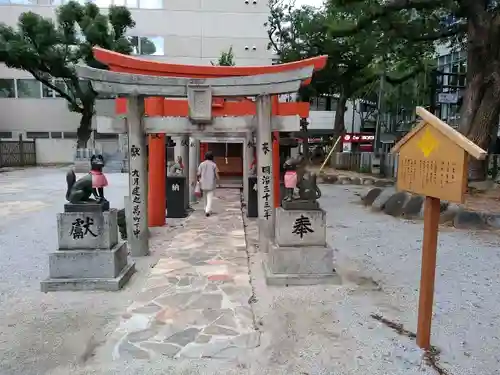 警固神社の鳥居