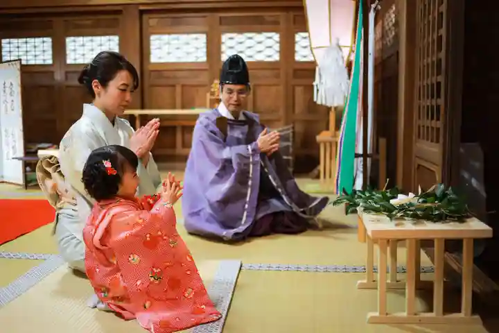 守りの神 藤基神社の七五三参