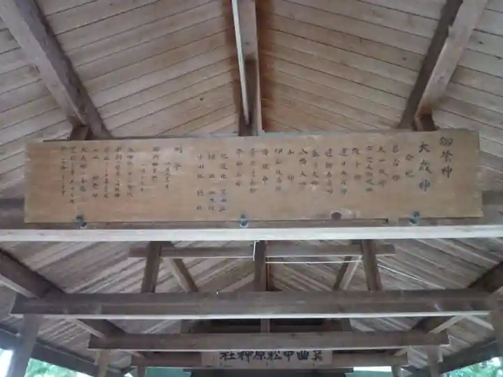 箕曲中松原神社(三重県)