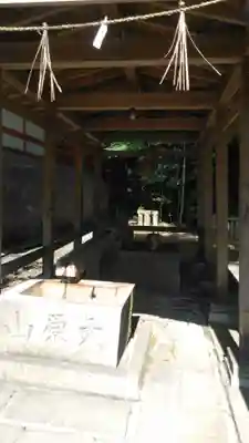 大原八幡宮の手水舎