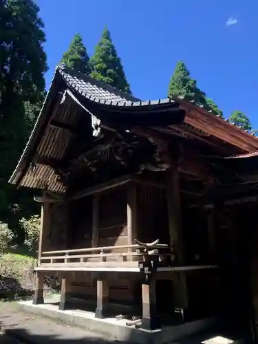 祖母嶽神社の本殿・本堂