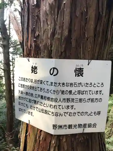 御上神社の自然
