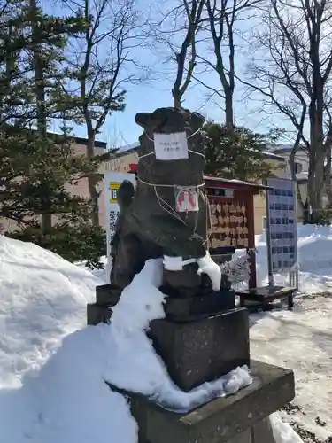 星置神社の狛犬