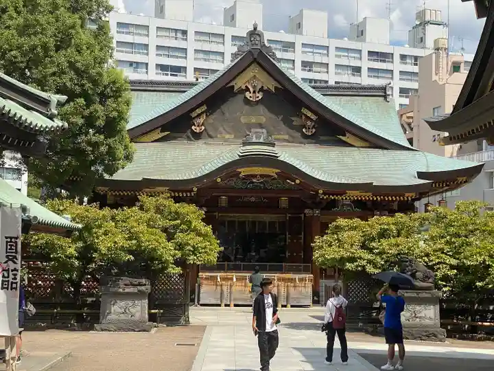 湯島天満宮の本殿・本堂