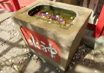 吉原弁財天本宮（吉原神社奥宮）の手水舎