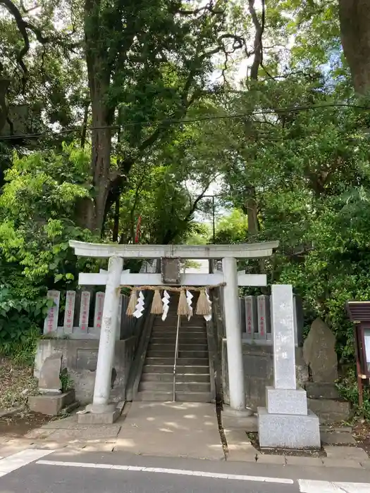 柴崎神社の鳥居