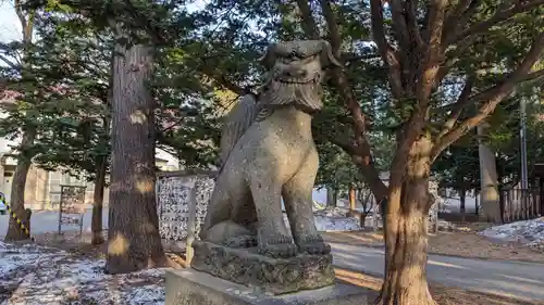 大谷地神社の狛犬