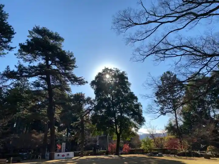 武田神社の自然