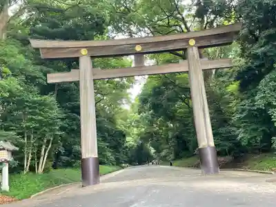 明治神宮の鳥居