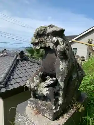 真浦神社の狛犬