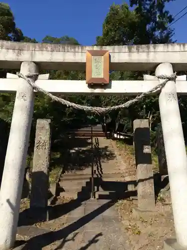 諏訪社の鳥居