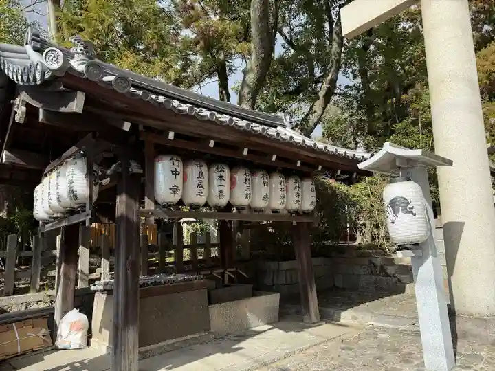 岡崎神社の手水舎