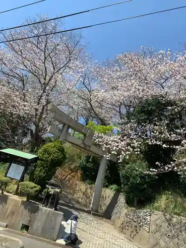 田の首八幡宮の鳥居