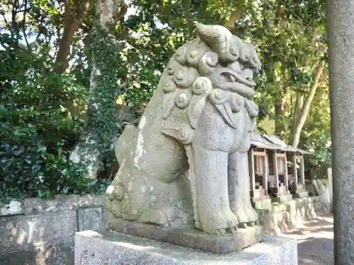 酒列磯前神社の狛犬