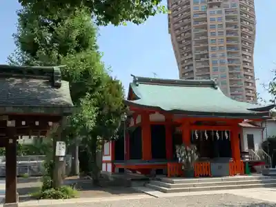 麻布氷川神社の本殿・本堂