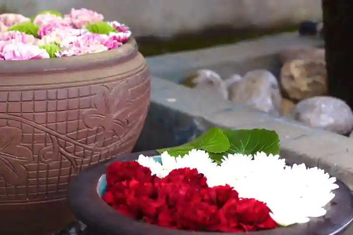 上尾御嶽神社の手水舎