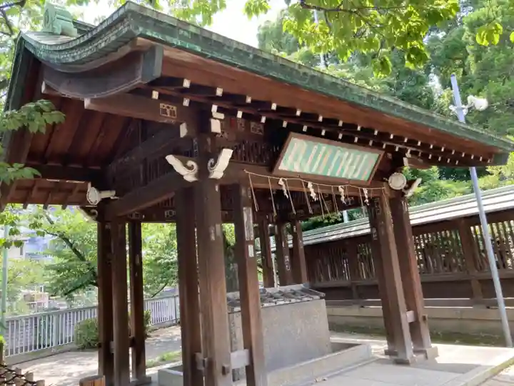 荏原神社の手水舎