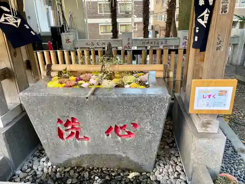高円寺氷川神社の手水舎