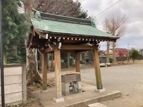 諏訪社の手水舎