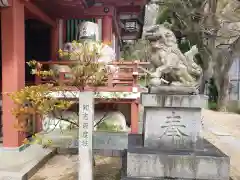 岡本八幡神社の狛犬