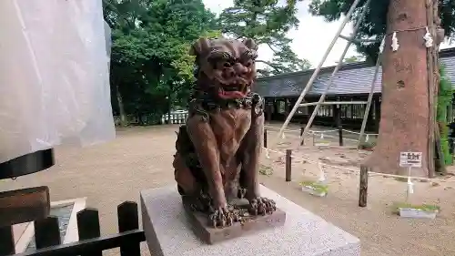 吉備津彦神社の狛犬