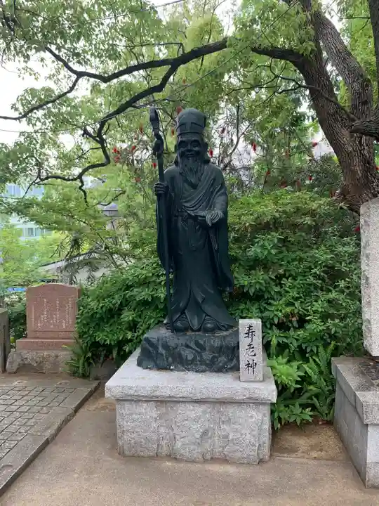 真田山 三光神社の像