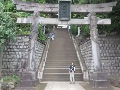 品川神社の鳥居