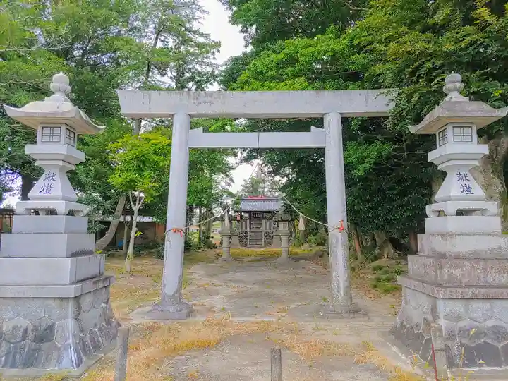 淺井神社(浅井町)の鳥居