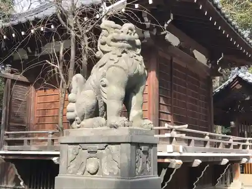 牛嶋神社の狛犬