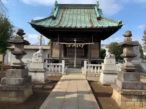 橘樹神社の本殿・本堂
