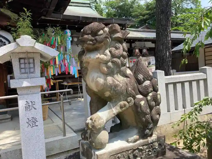 芦屋神社の狛犬