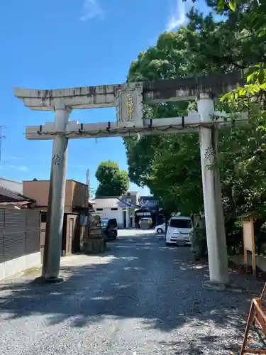 金井戸神社の鳥居