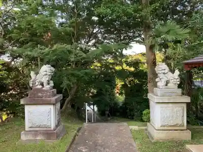 八幡神社の狛犬