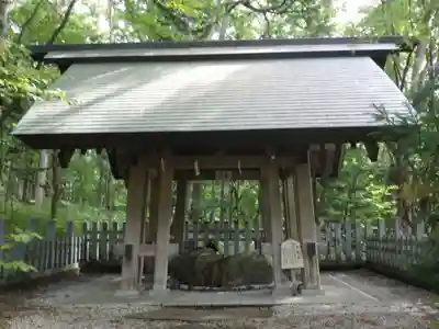 士別神社の手水舎