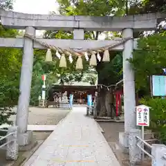 新田神社の鳥居