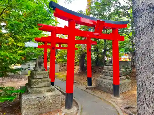 富良野神社の鳥居