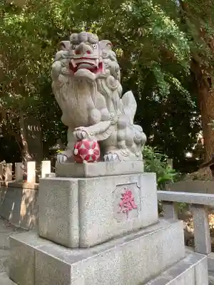 前鳥神社の狛犬