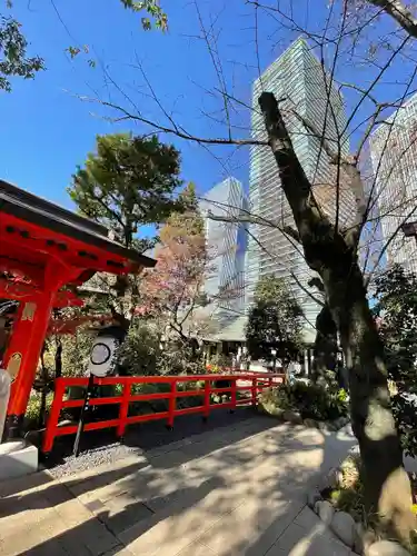愛宕神社の庭園