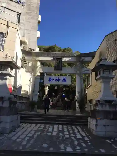 亀山八幡宮の鳥居