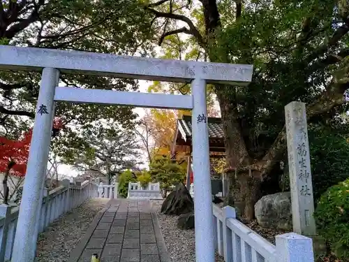 莇生神社の鳥居