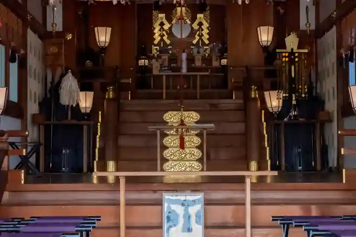 龍口明神社の本殿・本堂