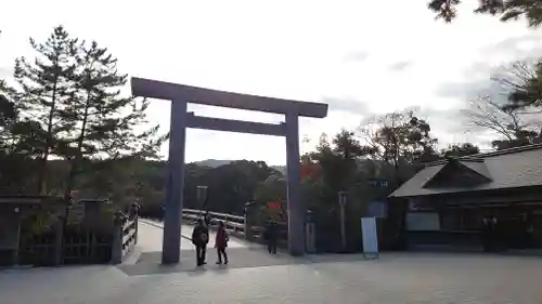 伊勢神宮内宮（皇大神宮）の鳥居