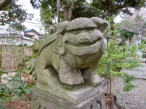 菊田神社の狛犬