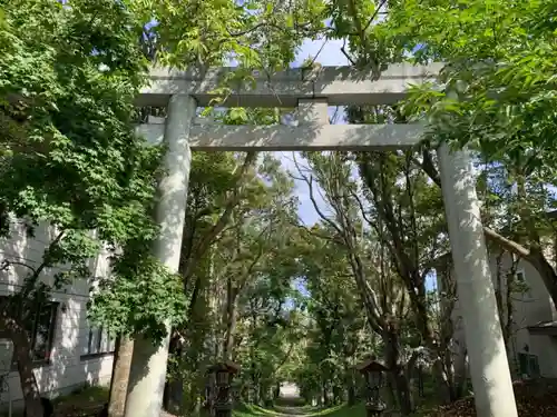 釧路一之宮 厳島神社の鳥居