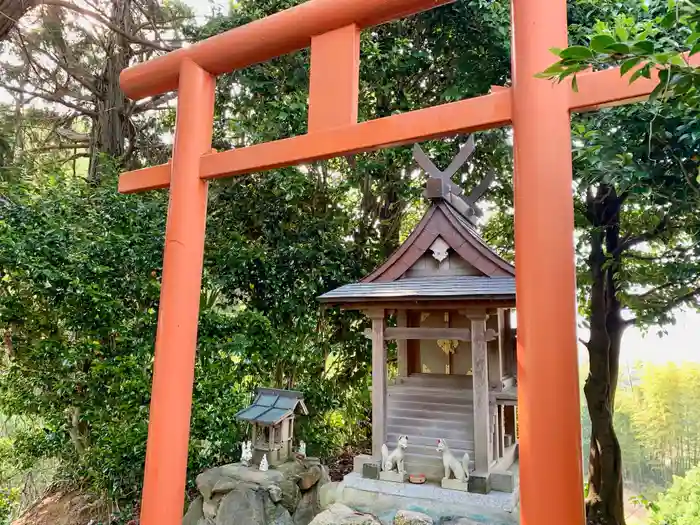 稲荷神社（名称不明）の鳥居