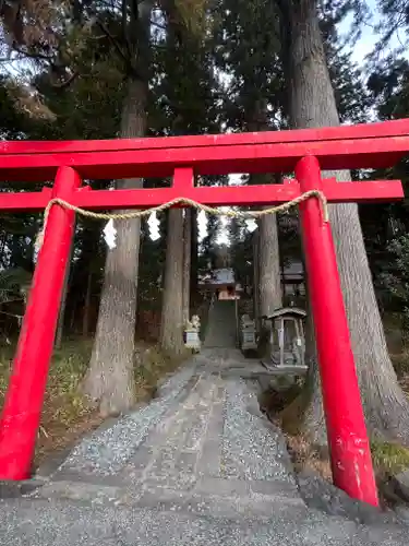 須山浅間神社の鳥居