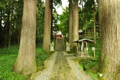 須山浅間神社の景色