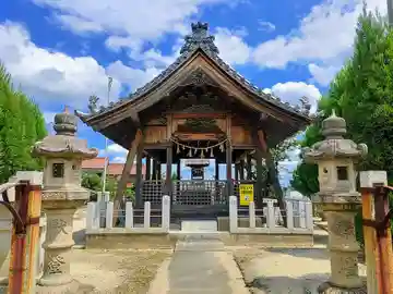 白山社の本殿・本堂